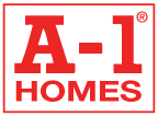 A1 Homes logo, A1 Homes contact details