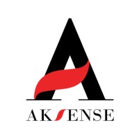 Aksense logo, Aksense contact details