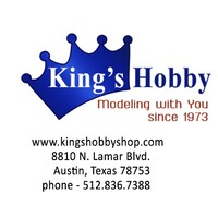 King's Hobby Shop logo, King's Hobby Shop contact details