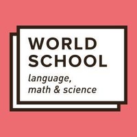 WORLD SCHOOL. Language, Maths & Science. logo, WORLD SCHOOL. Language, Maths & Science. contact details