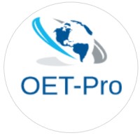 OET Pro logo, OET Pro contact details