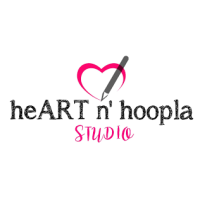 heART n' hoopla logo, heART n' hoopla contact details