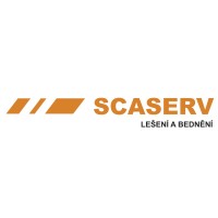 SCASERV a.s. logo, SCASERV a.s. contact details