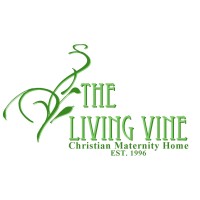 The Living Vine logo, The Living Vine contact details