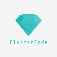 ClusterCode logo, ClusterCode contact details