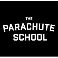 The Parachute School logo, The Parachute School contact details