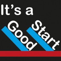 It's a Good Start podcast logo, It's a Good Start podcast contact details