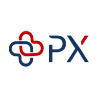 +PX logo, +PX contact details