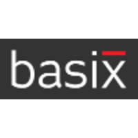 Basix as logo, Basix as contact details