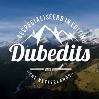 DUB-EDITS logo, DUB-EDITS contact details