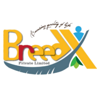 BreedX logo, BreedX contact details