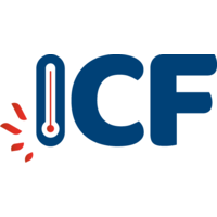 ICF logo, ICF contact details