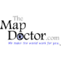 The Map Doctor logo, The Map Doctor contact details