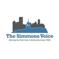 The Simmons Voice logo, The Simmons Voice contact details