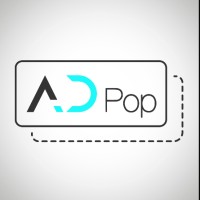 AdPop.com logo, AdPop.com contact details