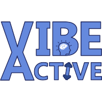 VibeActive logo, VibeActive contact details