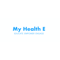 My Health E logo, My Health E contact details