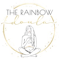 The Rainbow Doula logo, The Rainbow Doula contact details