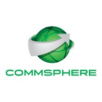 CommSphere logo, CommSphere contact details