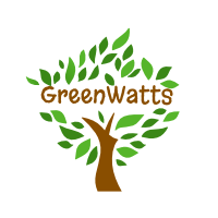 GreenWatts logo, GreenWatts contact details