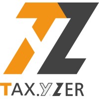 TAXYZER logo, TAXYZER contact details