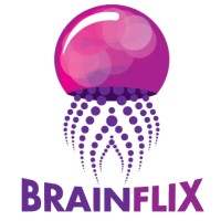 The Brainflix logo, The Brainflix contact details