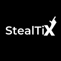 StealTix logo, StealTix contact details