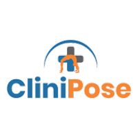 CliniPose logo, CliniPose contact details