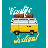 Vanlife Iceland logo, Vanlife Iceland contact details