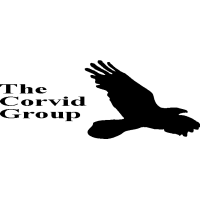 The Corvid Group logo, The Corvid Group contact details