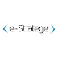 e-Stratege logo, e-Stratege contact details