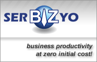 SerBIZyo logo, SerBIZyo contact details