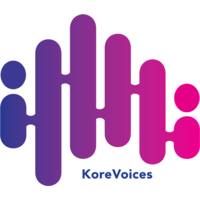 KoreVoices logo, KoreVoices contact details