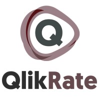 QlikRate logo, QlikRate contact details