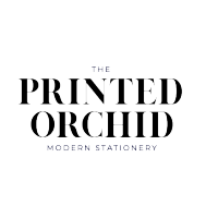 The Printed Orchid logo, The Printed Orchid contact details