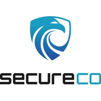 SecureCo logo, SecureCo contact details