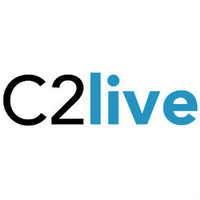 C2live logo, C2live contact details