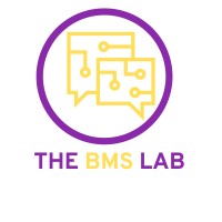 The BMS Lab logo, The BMS Lab contact details