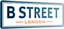 B Street London logo, B Street London contact details