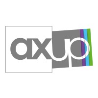 AXUP logo, AXUP contact details