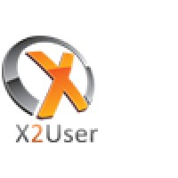 X2User logo, X2User contact details