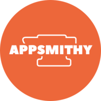 AppSmithy logo, AppSmithy contact details