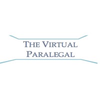 The Virtual Paralegal logo, The Virtual Paralegal contact details