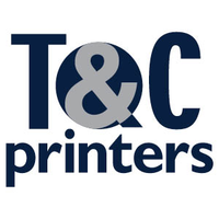 T & C Printers logo, T & C Printers contact details