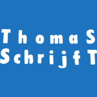 Thomas schrijft logo, Thomas schrijft contact details