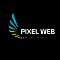 PixelWeb logo, PixelWeb contact details