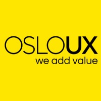 OsloUX logo, OsloUX contact details