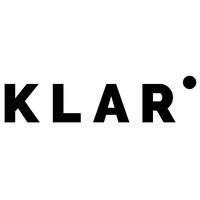 KLAR* logo, KLAR* contact details