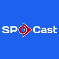 SpoCast logo, SpoCast contact details