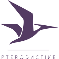 PTERODACTIVE logo, PTERODACTIVE contact details